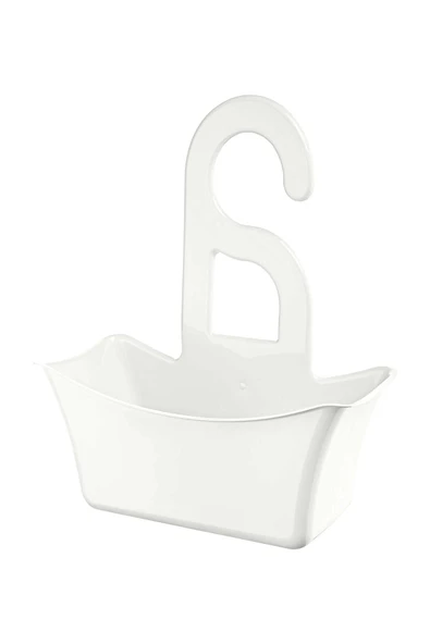 Akkoyunlu home Hook Çok Amaçlı Duş Banyo Sepeti Organizer - Beyaz TP583BY ürün görseli 1