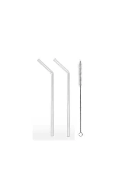 Akkoyunlu home 2'li Kıvrık Cam Pipet Ve Fırçası (9mm Çaplı) ürün görseli 1