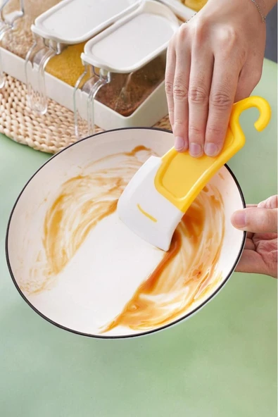 Akkoyunlu home Tavan Taban Temizliği İçin Silikon Spatula Tava ve Bulaşık Yıkamak için Silikon Sıyır ürün görseli 1