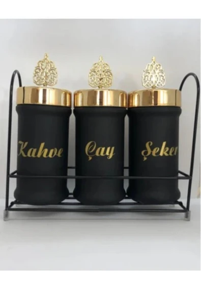 Akkoyunlu home 3'lü Çay Kahve Şeker Seti ürün görseli 1
