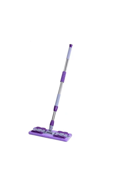 Akkoyunlu home Mandallı Mor Renkli  Mikrofiber Yer Mopu 360°c Döner Başlıklı (1 Adet Yedek Mop Bez) ürün görseli 1