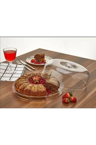 Akkoyunlu home Kristal Fanus Ve Sunum Tepsisi ürün görseli 1