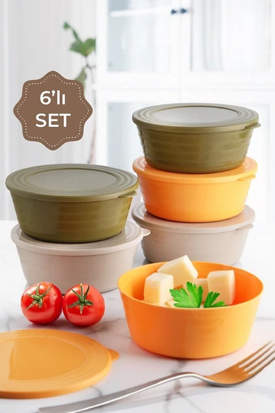 Akkoyunlu home Trio 6lı Saklama Kabı Seti Alsakl ürün görseli 1