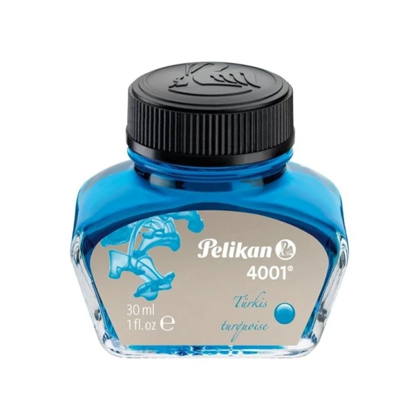 PELIKAN DOLMA KALEM MUREKKEBI TURKUAZ 30ML(4001) ürün görseli 1