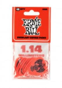 ERNIE BALL P09194 Everlast  Kırmızı 1.14 mm 12li Paket Pena ürün görseli 1