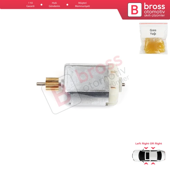 Peugeot Citroen C3 C4 DS3 DS4 DS5 DS6 DS7 Toyota Proace İçin Kapı Kilit 12V Motor 8 Diş 50 mm ürün görseli 1