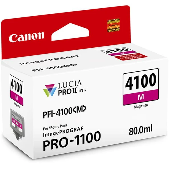 Canon INK PFI-4100 M Magenta Mürekkep ürün görseli 1