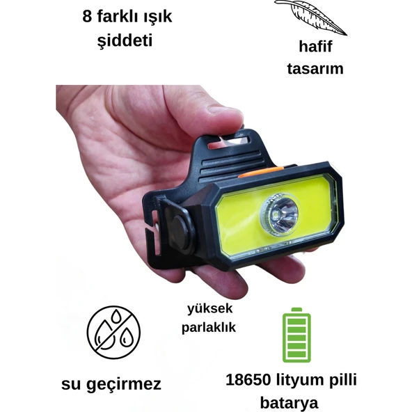 GOLD ORİON KAFA FENERİ LED ŞARJLI OR-5102 ürün görseli 1