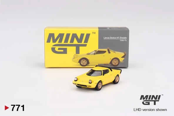 Mini GT Lancia Stratos HF Stradale Giallo Fly 771 ürün görseli 1