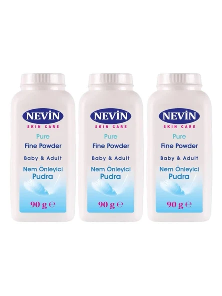 Nevin Nem Önleyici Pudra 90gr 3 Adet ürün görseli 1