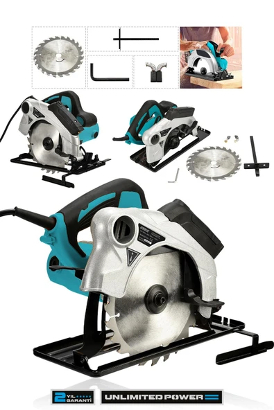 Assur 1400W Elektrikli Sunta Kesme 185 Mm Daire Testere ürün görseli 1