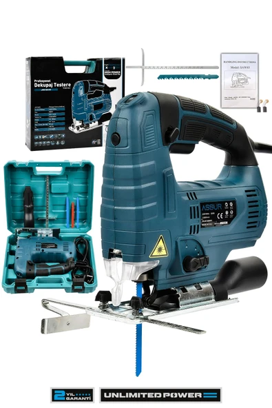 Assur 800 W Devir Ayarlı Dekupaj Testere Makinası ürün görseli 1