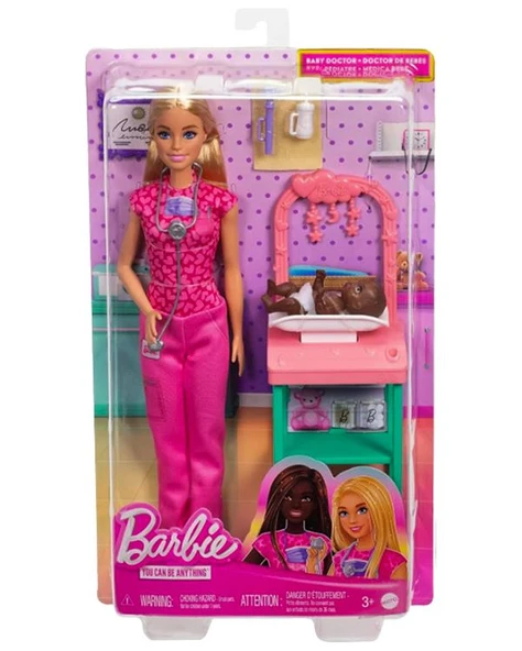 Barbie Kariyer Bebeği Bebek Doktoru JCR72 ürün görseli 1