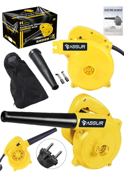 Assur 450W Elektrikli Hava Üfleme Emme Körüğü Kompresör ürün görseli 1