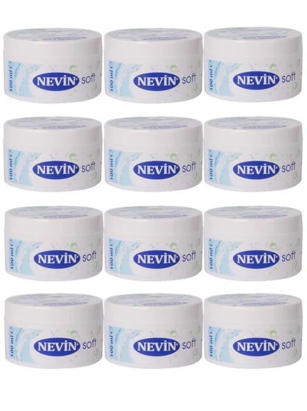 Nevin Soft Nemlendirici Bakım Kremi 100ml 12 Adet ürün görseli 1