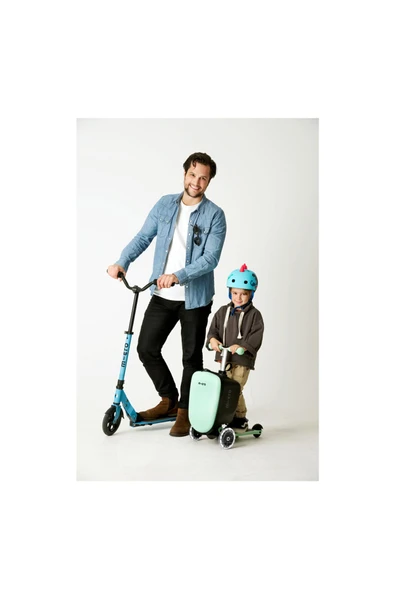 Micro Ride On Luggage Junior  Mint 2-6 Yaş - Resim 3