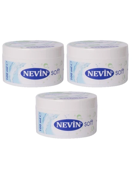 Nevin Soft Nemlendirici Bakım Kremi 100ml 3 Adet ürün görseli 1