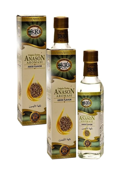 Krk Anason Aroması 250 Cc X 2 Adet Cam Şişede Anason Aroma ürün görseli 1