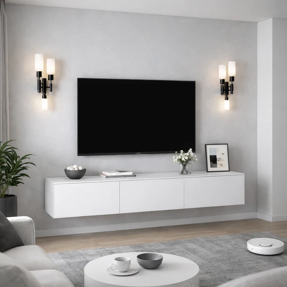 LUKKA TV ÜNİTESİ BEYAZ ürün görseli 1