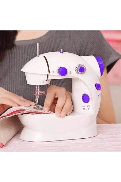 Mini Pedallı Sewing Dikiş Makinesi Ev Tipi - Resim 7