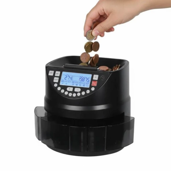Bill Counter CS-300 Bozuk Para Sayma ve Ayrıştırma Makinesi ürün görseli 1