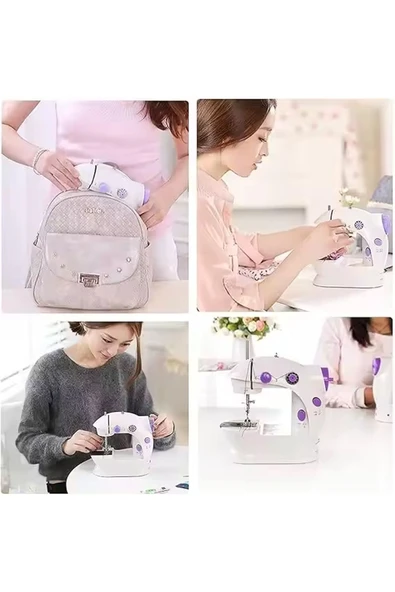 Mini Pedallı Sewing Dikiş Makinesi Ev Tipi - Resim 8