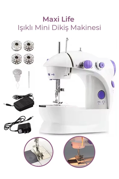 Mini Pedallı Sewing Dikiş Makinesi Ev Tipi ürün görseli 1
