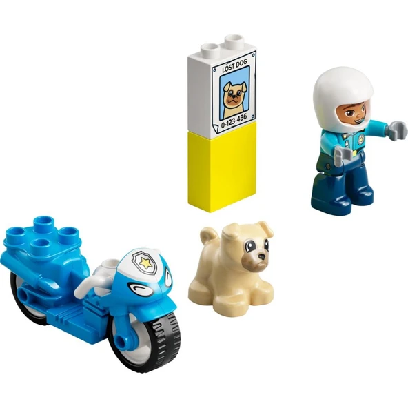 LEGO 10967 DUPLO® Kurtarma Polis Motosikleti ürün görseli 1