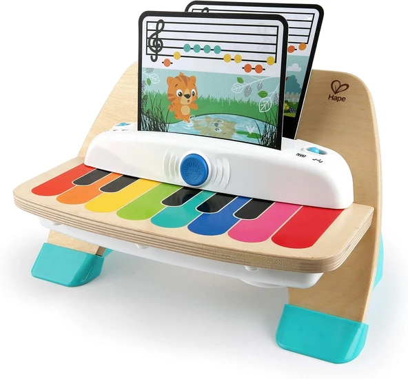 Baby Einstein ve Hape Magic Touch Piyano Ahşap Müzikli Yürümeye Başlayan Oyuncağı, 6 Ay ve Üzeri ürün görseli 1