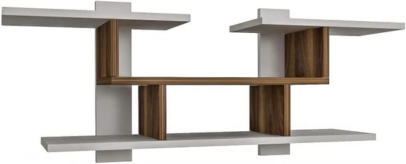 WOOD DUVAR RAFI CEVİZ - Resim 3