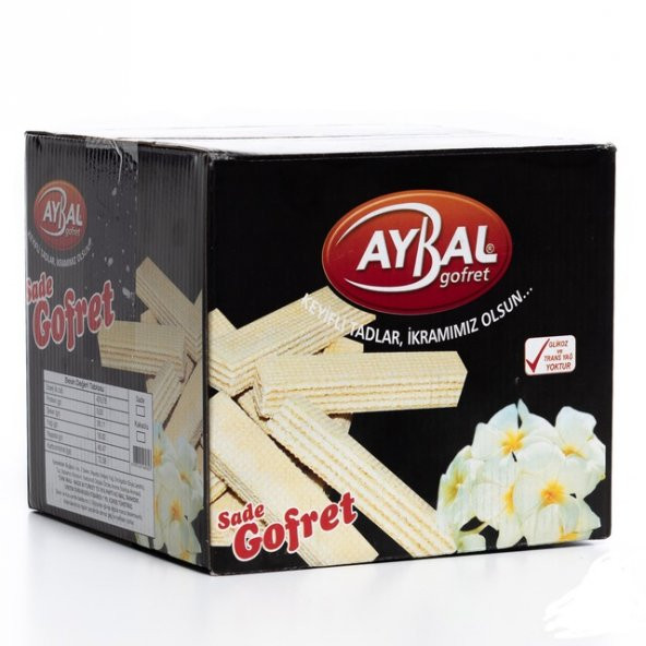 Aybal Taze Çıtır Gofret Sade Vanilyalı 1 KG ürün görseli 1