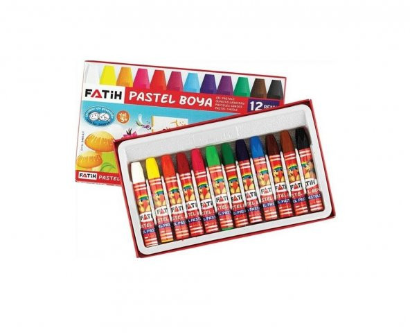 Pastel Boya 12 Renk Yağlı Pastel Boya Fatih Pastel Boya 12 Renk ürün görseli 1