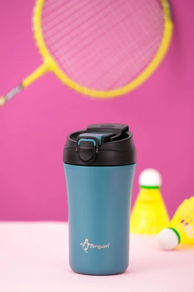 Penguen-3046 Mavi Mug Termos - Resim 3