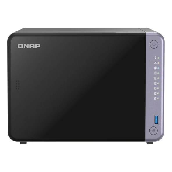 QNAP TS-632X (6x24TB Desteği) RAID(0-1-5-6-10-50) NAS Depolama Ünitesi ürün görseli 1