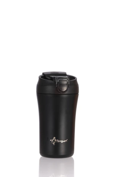Penguen-3046 Siyah Mug Termos 400ml - Resim 5