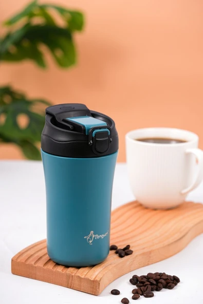 Penguen-3046 Mavi Mug Termos - Resim 2