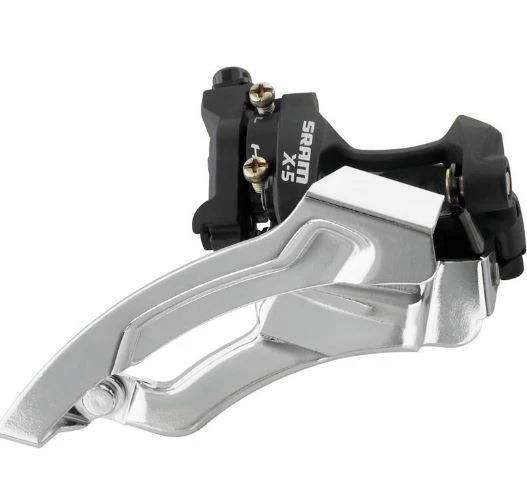 Sram X5 2X10 vites 31.8/34.9 Çift Yönlü Alttan Kelepçeli Ön Vites (kutulu) ürün görseli 1