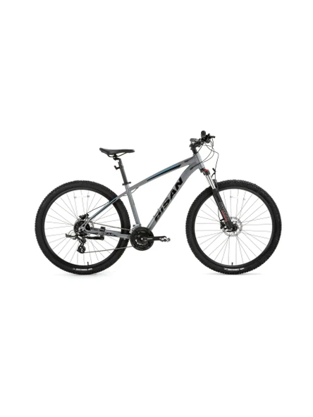 Bisan MTX7300 26 Jant 24 Vites 48CM Erkek Dağ Bisikleti Gri - Mavi ürün görseli 1