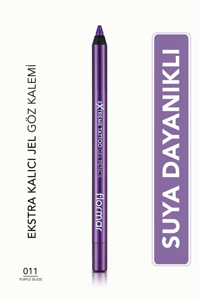 Işıltılı Kalıcı Göz Kalemi (MOR) - Extreme Tattoo Gel Pencil - 011 Purple Blaze - 8682536041188 ürün görseli 1