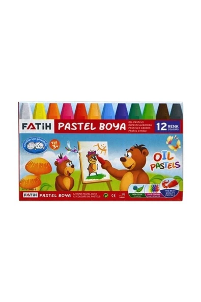 FATİH PASTEL BOYA 12Lİ ürün görseli 1