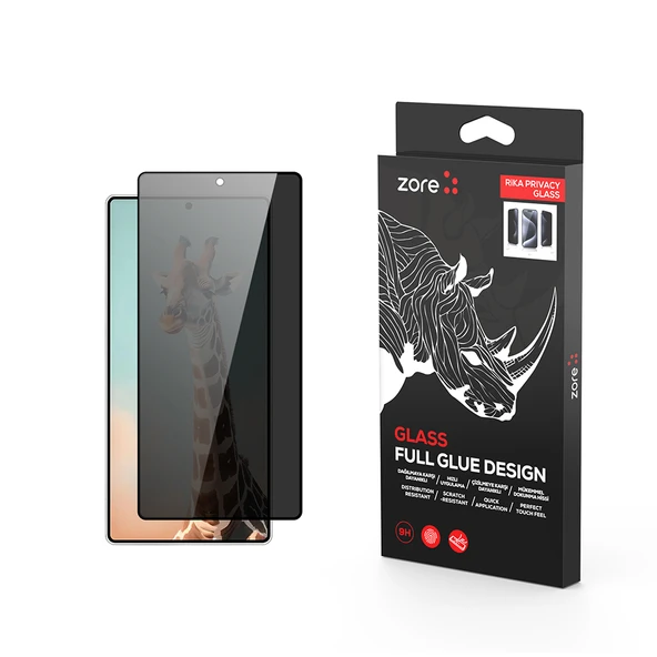 Galaxy S25 Ultra Zore Rika Premium Privacy Temperli Cam Ekran Koruyucu ürün görseli 1