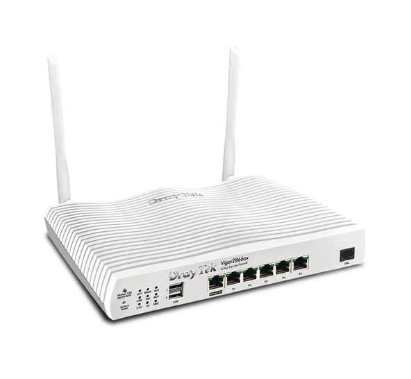 Draytek Vigor 2866ax VDSL2&ADSL2 Dual-WAN Firewall - Resim 2