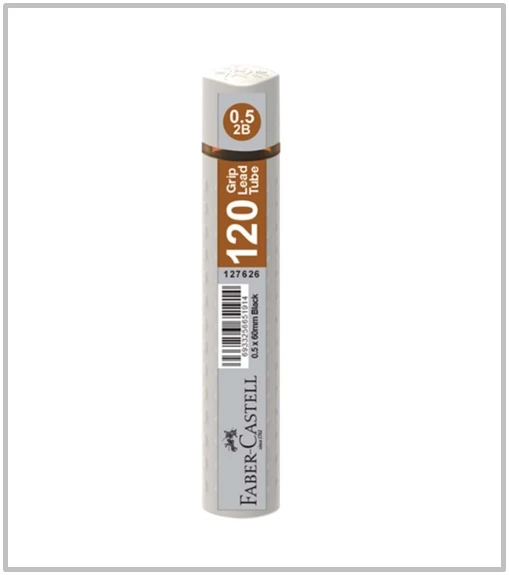 Faber Castell Min 0.5 Uç 120 li Beyaz Tüp Kalem Ucu - 4 adet ürün görseli 1