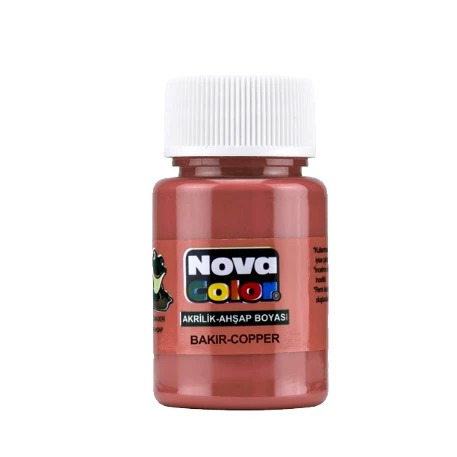 Nova Color Akrilik Boya 30 Cc Bakır 4 adet ürün görseli 1