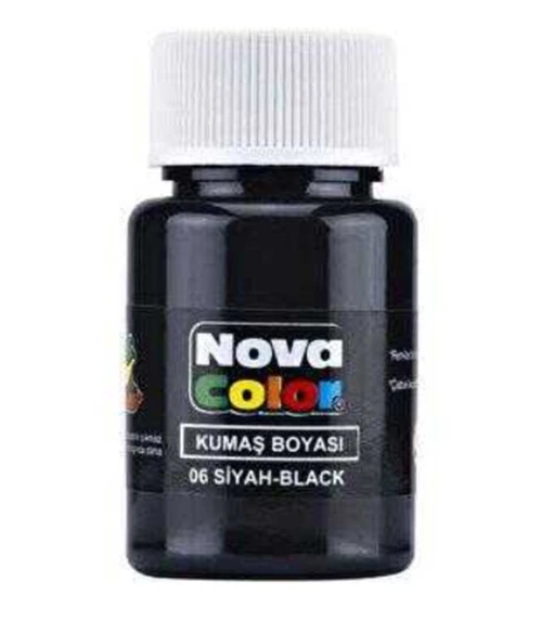 Nova Color Kumaş Boyası 35 Cc Siyah - 4 adet ürün görseli 1