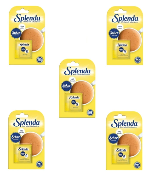 Splenda 100 Tablet 5'li Paket Tatlandırıcı ürün görseli 1