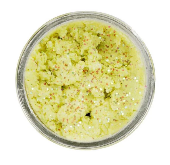 Berkley Powerbait Natural Glitter Trout Bait Garlic Sahte Yemi  GARLIC GLITTER 50 GR ürün görseli 1
