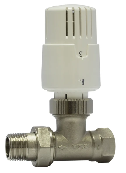 ECA TRV4 Termostatik Düz Radyatör Valfi Petek Vanası 602120756 ürün görseli 1