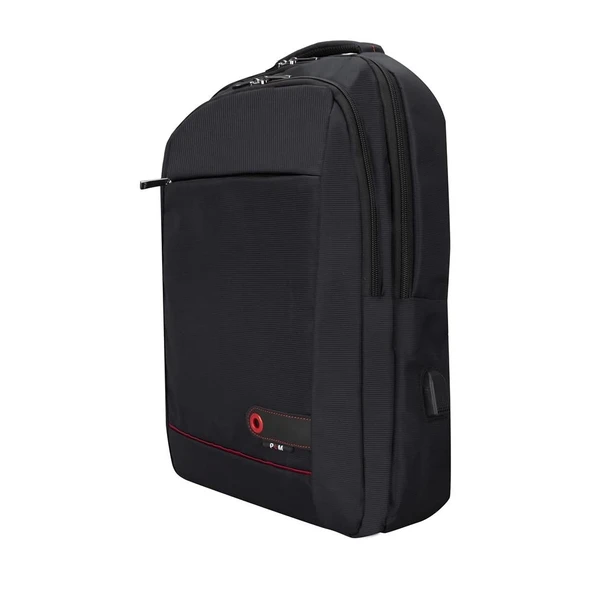PLM Lucca-Usb-15.6  Siyah Notebook Sırt Çantası ürün görseli 1