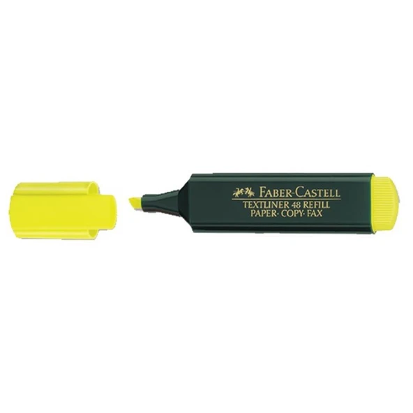 Faber-Castell Fosforlu Kalem 1548 Sarı 5030154807000 ürün görseli 1